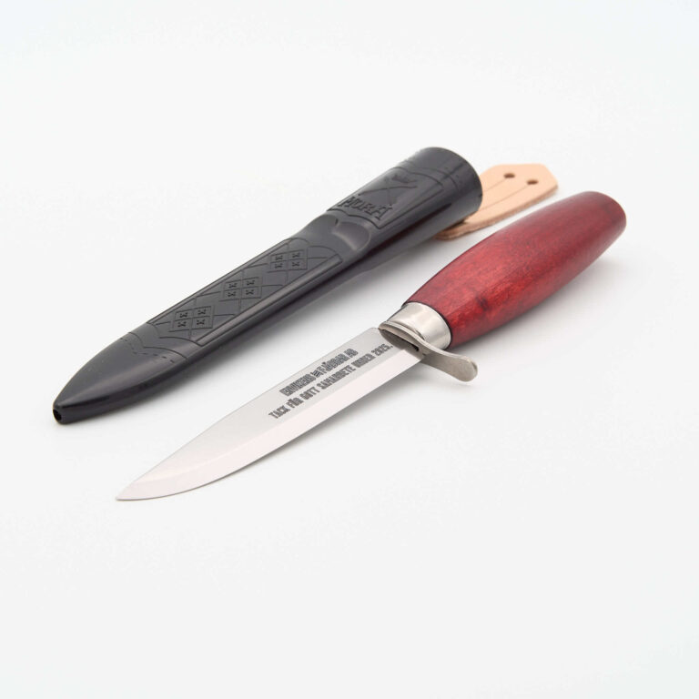 Lasergraverade moraknivar som företagspresenter